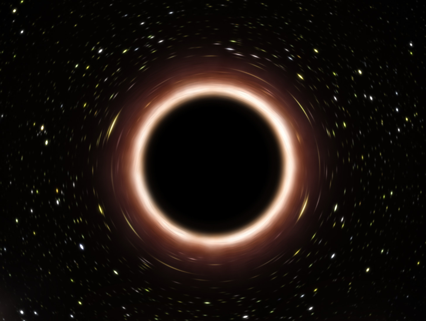 The brightest object in the universe is a black hole